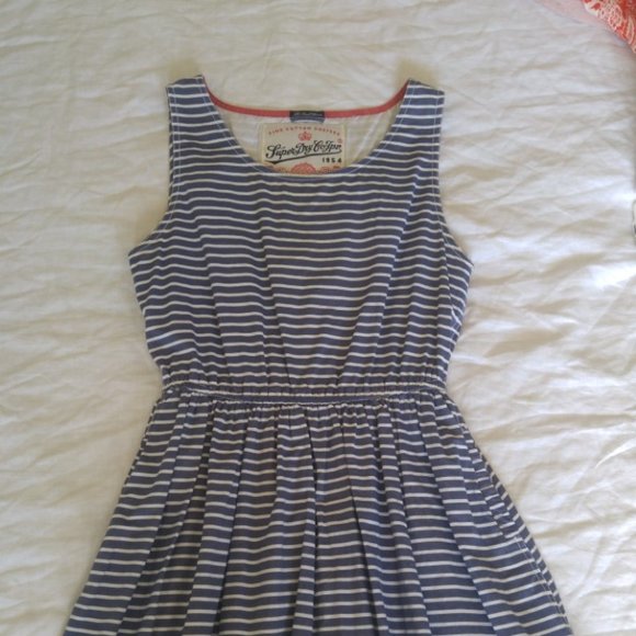 SOLD; Superdry Nautical Stripe Cotton Dress - Picture 5 of 15